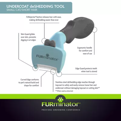 Product FURminator® Short Hair Undercoat deShedding Cat Tool