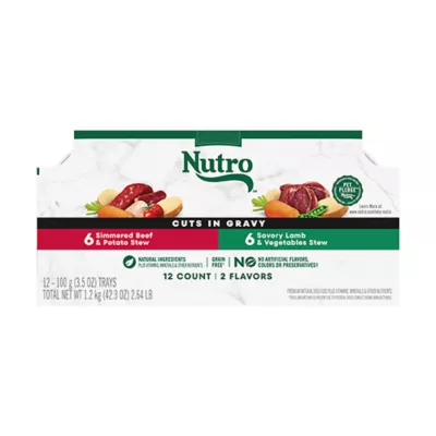 Product Nutro Natural Choice™ Cuts in Gravy Adult Wet Dog Food - Grain Free, Variety Pack, 12 Count