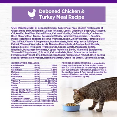 Product Wellness® Complete Health Indoor Healthy Weight Adult Cat Food - Grain Free, Chicken & Turkey
