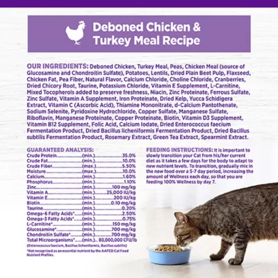 Product Wellness® Complete Health Indoor Healthy Weight Adult Cat Food - Grain Free, Chicken & Turkey