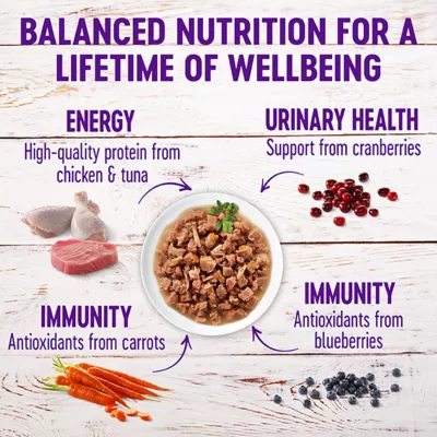 Product Wellness® Healthy Indulgence Adult Cat Wet Food - Grain Free, Gravies, Variety Pack, 8 Ct, 24 Oz