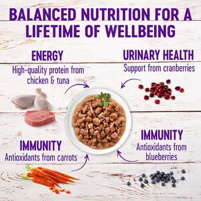 Product Wellness® Healthy Indulgence Adult Cat Wet Food - Grain Free, Morsels, Variety Pack, 8 Ct, 24 Oz
