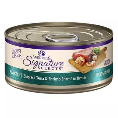 Product Wellness® Signature Selects Adult Cat Wet Food - Grain Free, Flaked, 5.3 Oz