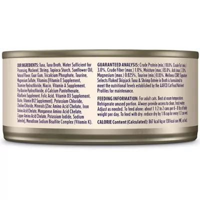 Product Wellness® Signature Selects Adult Cat Wet Food - Grain Free, Flaked, 5.3 Oz
