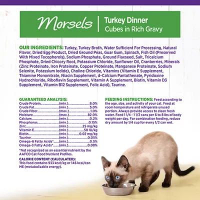 Product Wellness® Complete Health Adult Cat Wet Food - Natural, Grain Free, Morsels, 3 Oz
