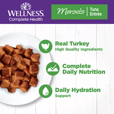 Product Wellness® Complete Health Adult Cat Wet Food - Natural, Grain Free, Morsels, 3 Oz