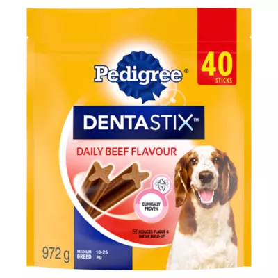 Product Pedigree Dentastix Oral Care Beef Flavour Adult Dog Treats For Medium Breeds Reduces Plaque & Tartar