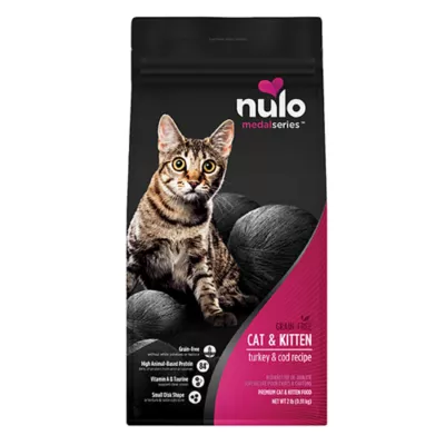 Product Nulo MedalSeries  All Life stages Dry Cat Food - Grain Free, Turkey & Cod