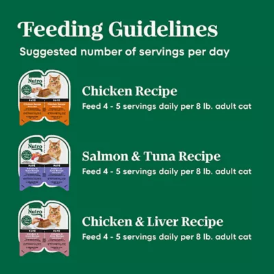 Product Nutro Perfect Portions Wet Chunks Adult Wet Cat Food - Non-GMO, Grain Free, Variety Pack, 24 Count