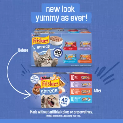 Product Friskies® Shreds Adult Cat Wet Food - Variety Pack, 5.5 Oz