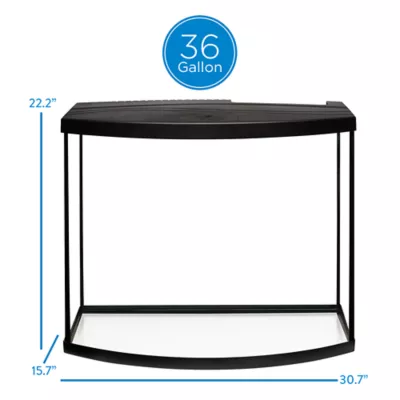 Product Top Fin® Bow Front Aquarium Starter Kit -  36 Gallon