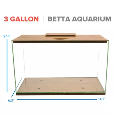 Product Top Fin® Betta Bamboo Aquarium - 3 Gallon