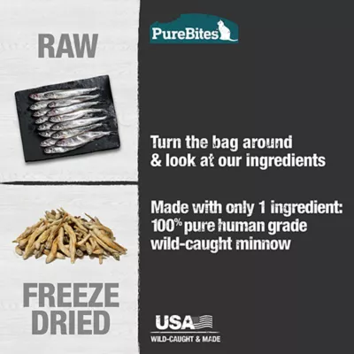 Product Purebites® Freeze Dried Cat Treat - Minnow 1.09 OZ