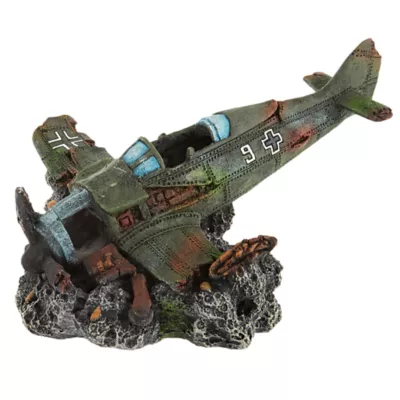 Product Top Fin® Sunken Plane Aquarium Ornament