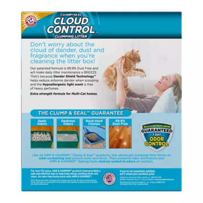 Product Arm & Hammer™ Clump & Seal Cloud Control Clumping Multi-Cat Clay Cat Litter - Scented, Low Dus