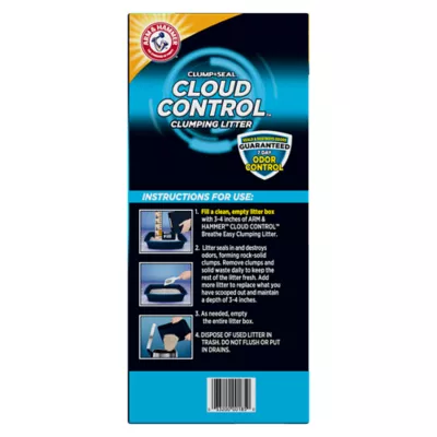 Product Arm & Hammer™ Clump & Seal Cloud Control Clumping Multi-Cat Clay Cat Litter - Scented, Low Dus