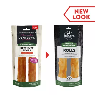 Product Dentley's® Rawhide-Free 7" Chicken Roll Dog Chew - 2 Count