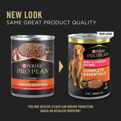 Product Purina Pro Plan Complete Essentials Adult Wet Dog Food - Grain Free, Beef & Chicken, 13 oz