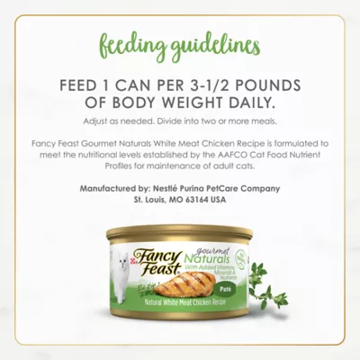 Product Fancy Feast® Gourmet Naturals Adult Cat Wet Food - 3 OZ