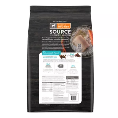 Product Simply Nourish® Source Kibble + Adult Dry Dog Food - Salmon, High-Protein, Grain Free