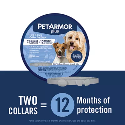 Product PetArmor® Plus Flea & Tick Collar for Dogs - 2 Count