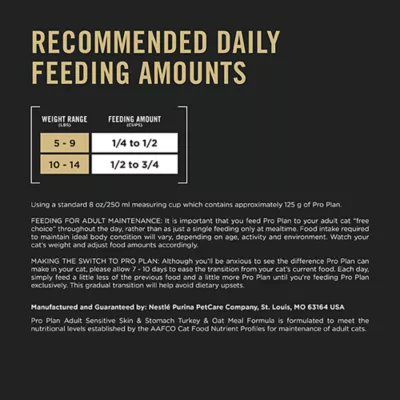 Product Purina Pro Plan Focus  Adult Dry Cat Food - Prebiotics & Probiotics, Turkey & Oat Meal