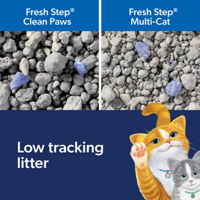 Product Fresh Step Clean Paws Multi-Cat Litter with Febreze, 37.8 LB