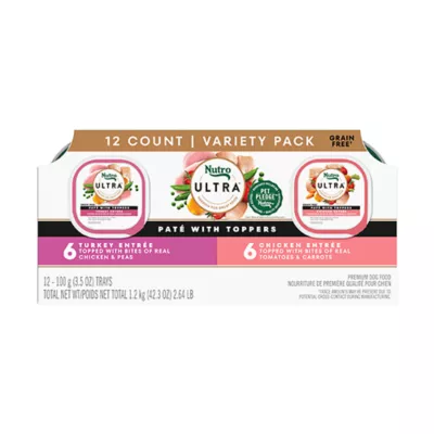 Product NUTRO ULTRA™  Adult Wet Dog Food - Pate with Topper , 12 Count