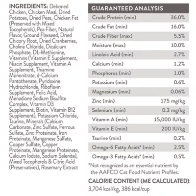Product Simply Nourish® Original Cat Dry Food - Chicken & Pea, Natural, Grain Free