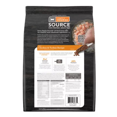 Product Simply Nourish® Source Kitten Cat Dry Food - Turkey & Chicken, Natural, High-Protein, Grain Free