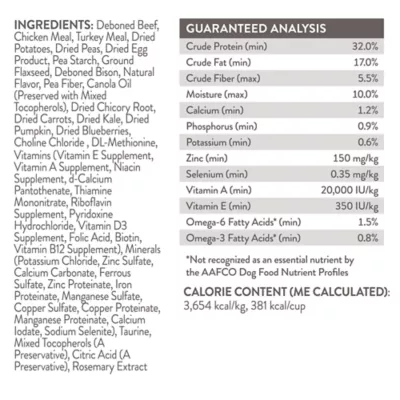 Product Simply Nourish® Source Adult Dry Dog Food - Beef & Bison