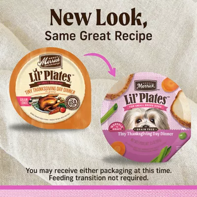 Product Merrick® Lil' Plates® Grain Free Small Breed Adult Wet Dog Food - Natural, 3.5 oz