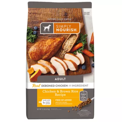Product Simply Nourish® Original Adult Dry Dog Food - Chicken & Brown Rice