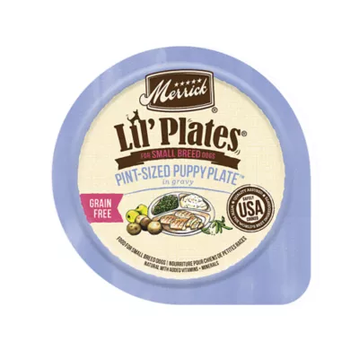 Product Merrick® Lil' Plates® Small Breed Puppy Wet Dog Food - Grain Free, Chicken & Turkey, 3.5 oz