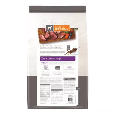 Product Simply Nourish® Original Adult Dry Dog Food - Lamb & Oatmeal