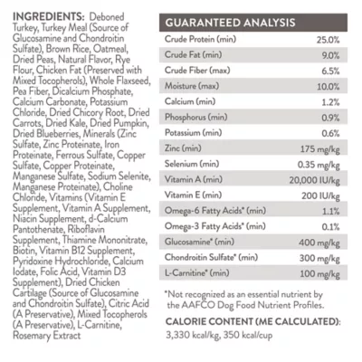 Product Simply Nourish® Original Weight Management Large Breed Adult Dry Dog Food - Turkey & Brown Rice