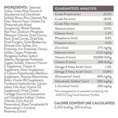 Product Simply Nourish® Original Weight Management Small Breed Adult Dry Dog Food - Turkey & Brown Rice