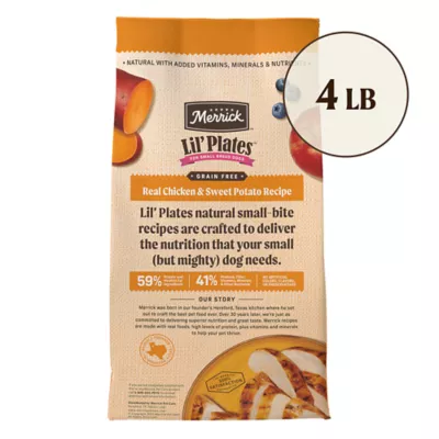 Product Merrick® Lil' Plates® Grain Free Small Breed Adult Dry Dog Food - Natural, Chicken & Sweet Potato