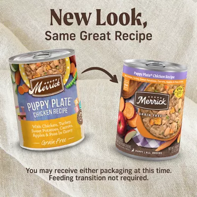 Product Merrick® Grain Free Premium Puppy Wet Dog Food - Natural, Puppy Plate 12.7 oz