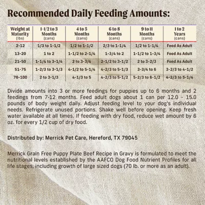 Product Merrick® Grain Free Puppy Plate Wet Dog Food - 12.7 oz