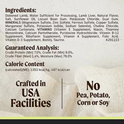 Product Merrick® Limited Ingredient Diet® Adult Wet Dog Food - Grain Free, Lamb, 12.7 oz