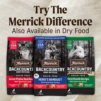 Product Merrick® Backcountry® Grain Free Premium Adult Wet Dog Food - Natural, 12.7 oz
