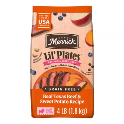 Product Merrick® Lil' Plates® Freeze Dried Raw Pieces Small Breed Adult Dry Dog Food - Grain Free, Beef