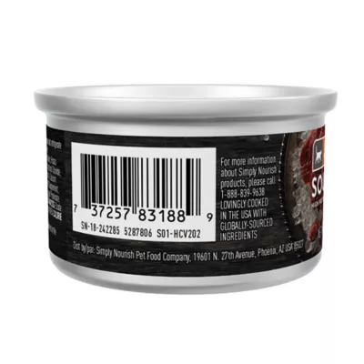 Product Simply Nourish Source Natural Adult Cat Food - Hight Protein, Grain Free, Pate, 3 oz