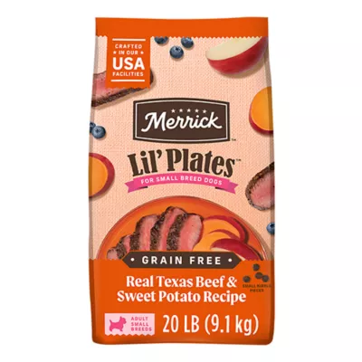 Product Merrick® Lil' Plates® Small Breed Adult Dry Dog Food - Grain Free, Real Texas Beef & Sweet Potato