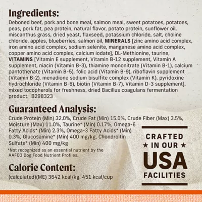 Product Merrick® Lil' Plates® Small Breed Adult Dry Dog Food - Grain Free, Real Texas Beef & Sweet Potato