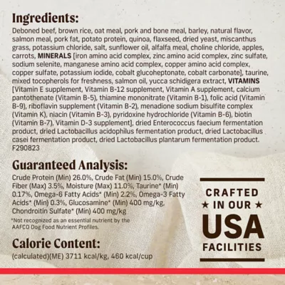 Product Merrick® Healthy Grains® Adult Dry Dog Food - Natural, Beef & Brown Rice with Ancient Grains