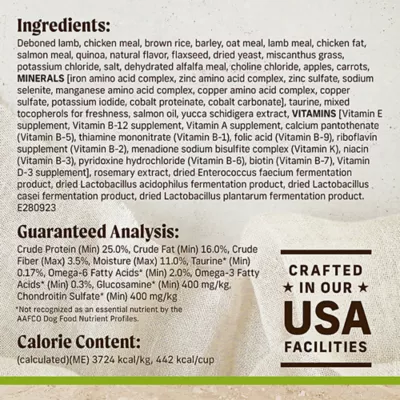 Product Merrick® Healthy Grains® Adult Dry Dog Food - Real Lamb & Brown Rice with Ancient Grains