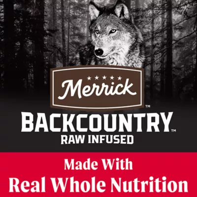 Product Merrick® Backcountry® Grain Free Adult Dry Dog Food - Natural, Freeze Dried Raw Pieces, Beef & Lamb