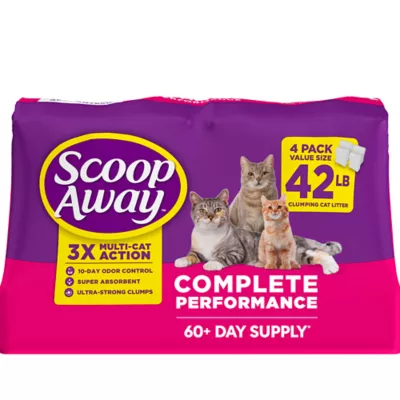 Product Scoop Away Complete Performance Clumping Cat Litter, Bag, 42 LB